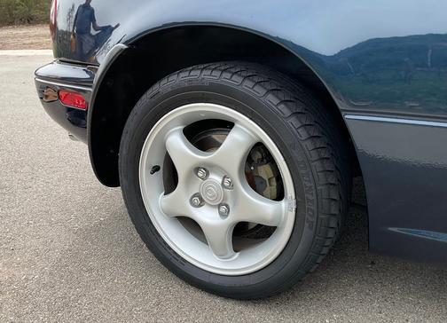 Blue 1997 Mazda MX-5 Miata Base