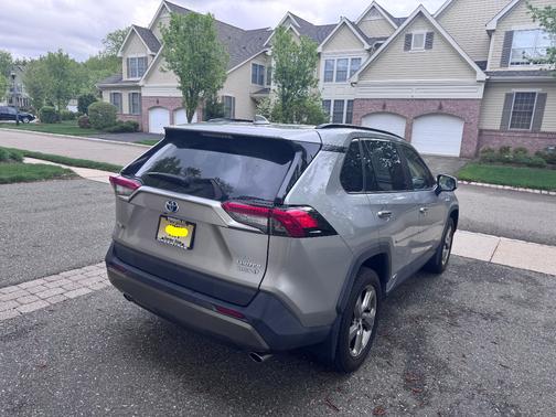 Silver 2019 Toyota RAV4 Hybrid Limited