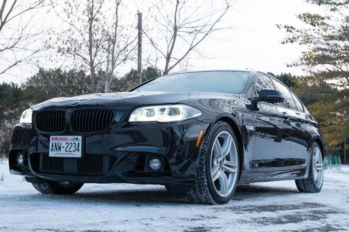 Black 2016 BMW 550 i xDrive