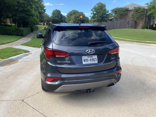 Black 2018 Hyundai Santa Fe Sport 2.4L