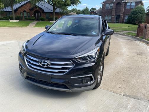 Black 2018 Hyundai Santa Fe Sport 2.4L