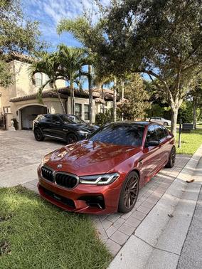 Red 2021 BMW M5 Base