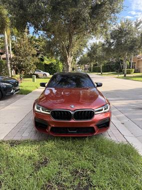 Red 2021 BMW M5 Base