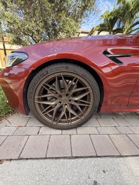 Red 2021 BMW M5 Base