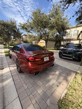 Red 2021 BMW M5 Base
