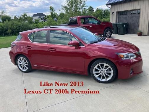 Red 2013 Lexus CT 200h Premium