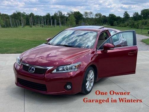 Red 2013 Lexus CT 200h Premium