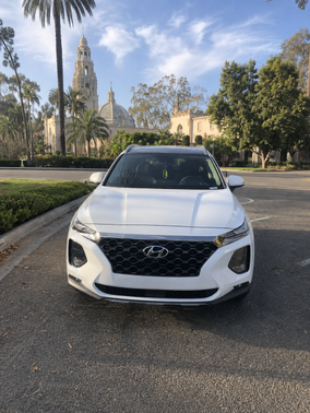 White 2020 Hyundai SANTA FE Limited 2.4