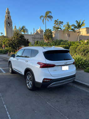 White 2020 Hyundai SANTA FE Limited 2.4