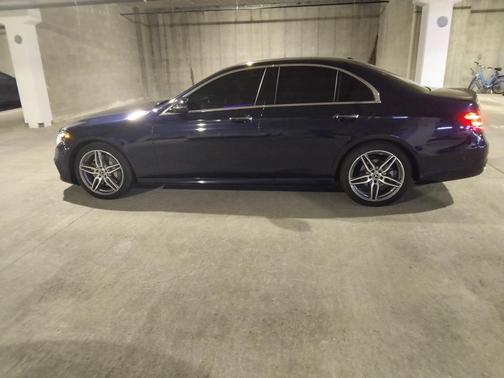 Blue 2018 Mercedes-Benz E-Class E 300 4MATIC