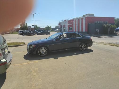 Blue 2018 Mercedes-Benz E-Class E 300 4MATIC