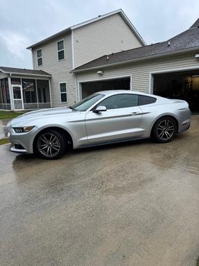 Silver 2016 Ford Mustang EcoBoost Premium