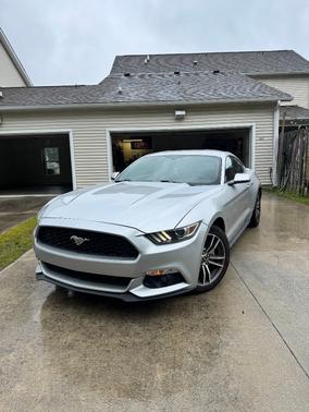 Silver 2016 Ford Mustang EcoBoost Premium