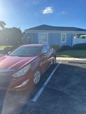 Red 2012 Hyundai SONATA Hybrid Base