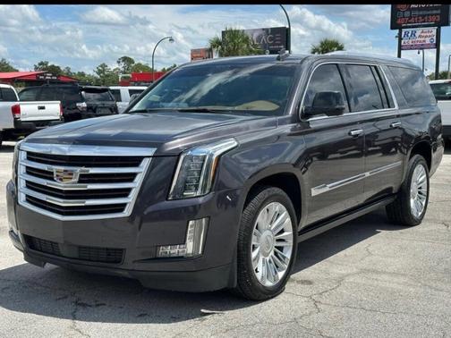 Gray 2015 Cadillac Escalade ESV Platinum