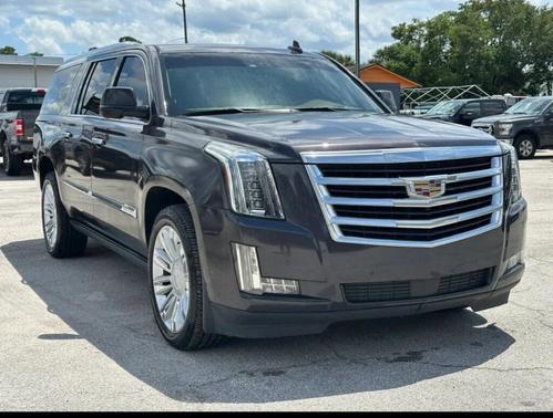 Gray 2015 Cadillac Escalade ESV Platinum