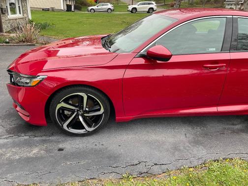 Red 2018 Honda Accord Sport