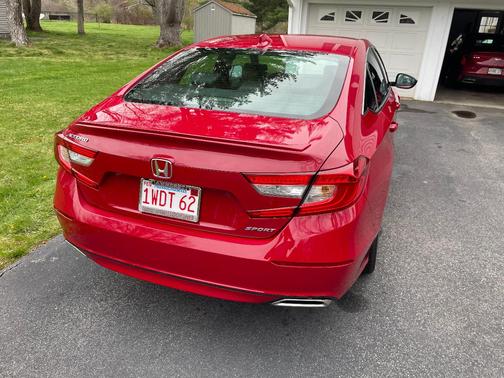 Red 2018 Honda Accord Sport
