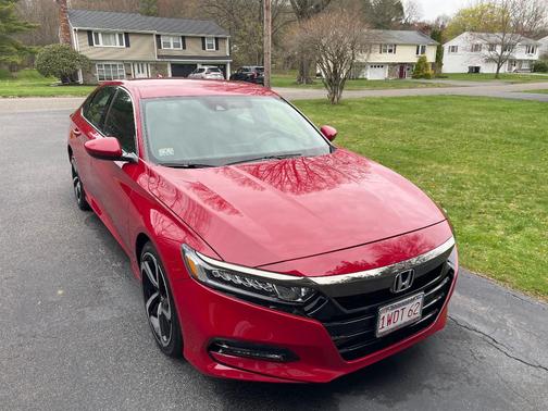 Red 2018 Honda Accord Sport