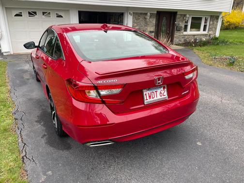 Red 2018 Honda Accord Sport