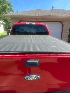 Red 2008 Ford F-150 XLT SuperCab