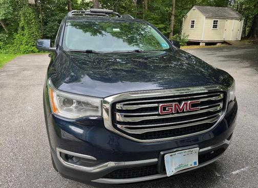 Blue 2017 GMC Acadia SLT-1