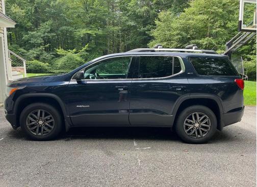 Blue 2017 GMC Acadia SLT-1