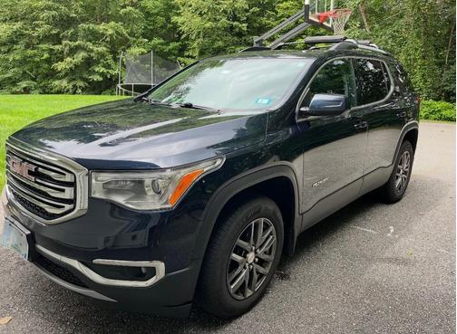 Blue 2017 GMC Acadia SLT-1
