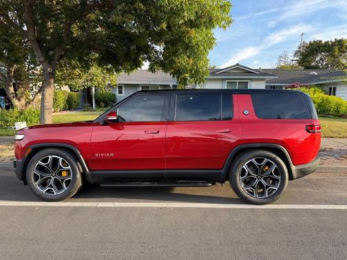Red 2023 Rivian R1S Adventure Quad-Motor Large Package