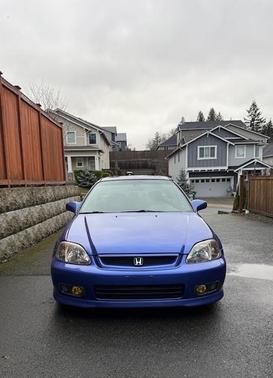 Blue 2000 Honda Civic Si
