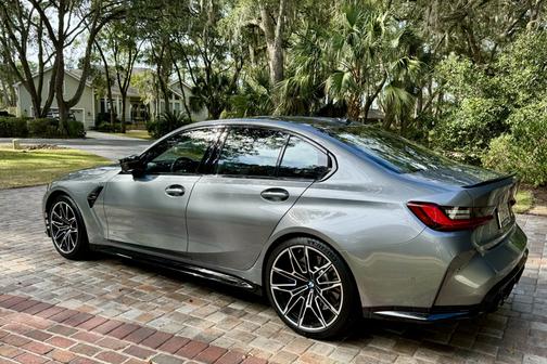 Gray 2024 BMW M3 Base
