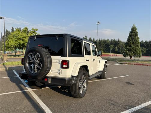 White 2024 Jeep Wrangler 4xe Sport S
