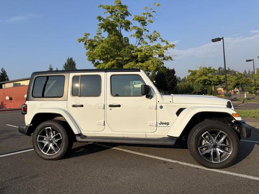 White 2024 Jeep Wrangler 4xe Sport S