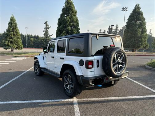 White 2024 Jeep Wrangler 4xe Sport S