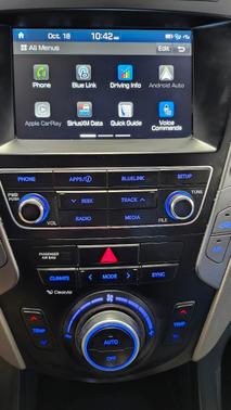 White 2018 Hyundai Santa Fe Sport 2.4L