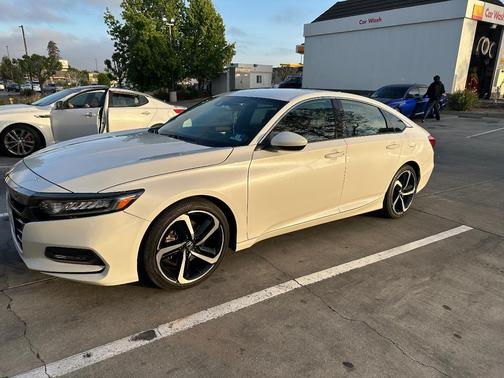 White 2020 Honda Accord Sport 1.5T