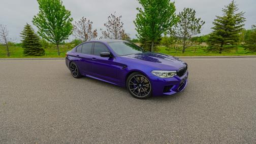 Blue 2019 BMW M5 Competition