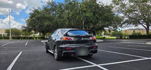 Black 2010 Mitsubishi Lancer Evolution MR Touring
