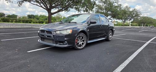 Black 2010 Mitsubishi Lancer Evolution MR Touring