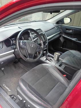 Red 2017 Toyota Camry XSE