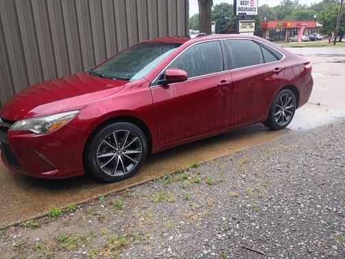 Red 2017 Toyota Camry XSE