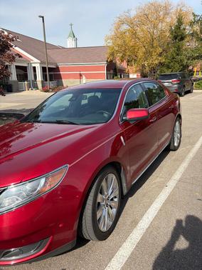 Red 2014 Lincoln MKS EcoBoost