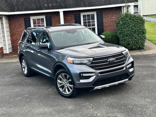 Gray 2022 Ford Explorer Limited