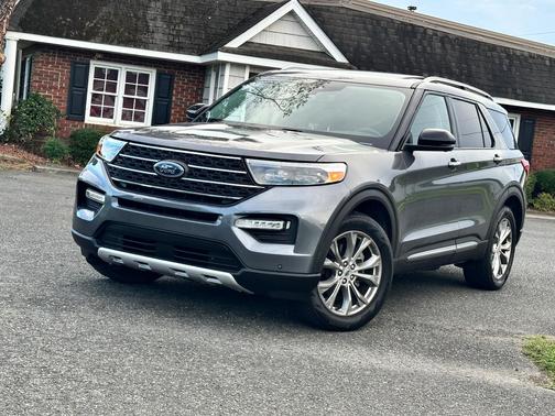 Gray 2022 Ford Explorer Limited