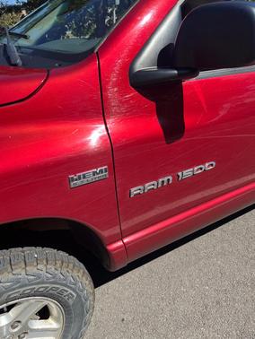 Red 2006 Dodge Ram 1500 SLT Quad Cab
