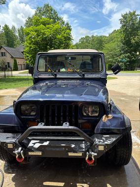 Blue 1993 Jeep Wrangler 4WD