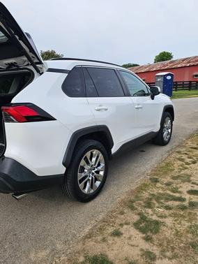 White 2020 Toyota RAV4 XLE Premium