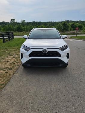 White 2020 Toyota RAV4 XLE Premium