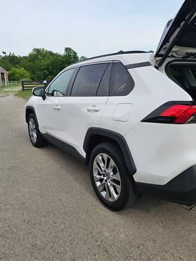 White 2020 Toyota RAV4 XLE Premium