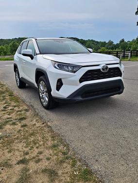 White 2020 Toyota RAV4 XLE Premium
